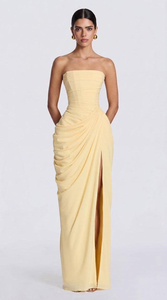 Azure Drape Gown
