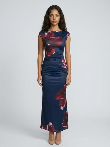 Midnight Bloom Gown