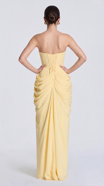 Azure Drape Gown