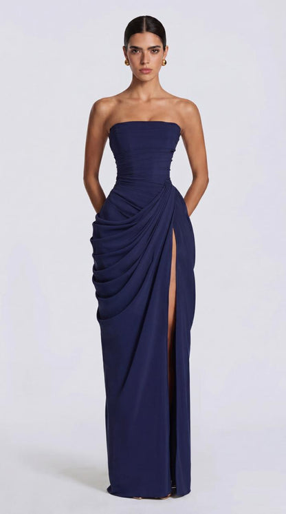 Azure Drape Gown