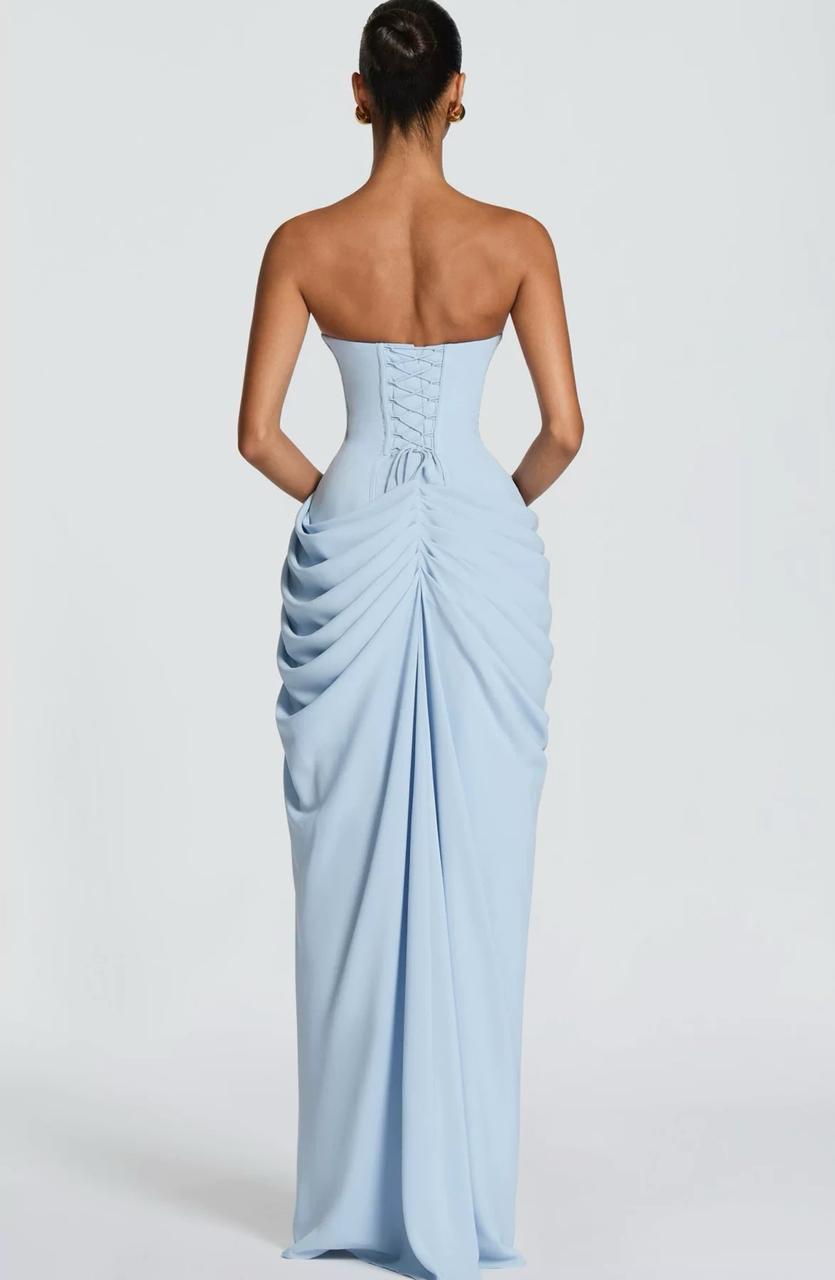 Azure Drape Gown