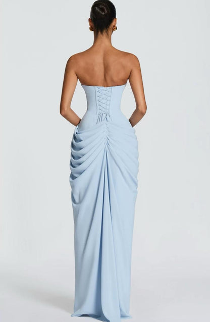 Azure Drape Gown