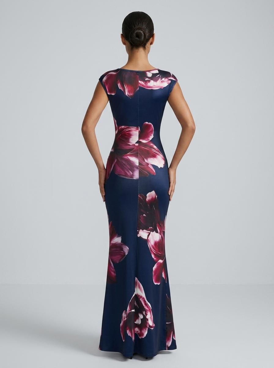 Midnight Bloom Gown