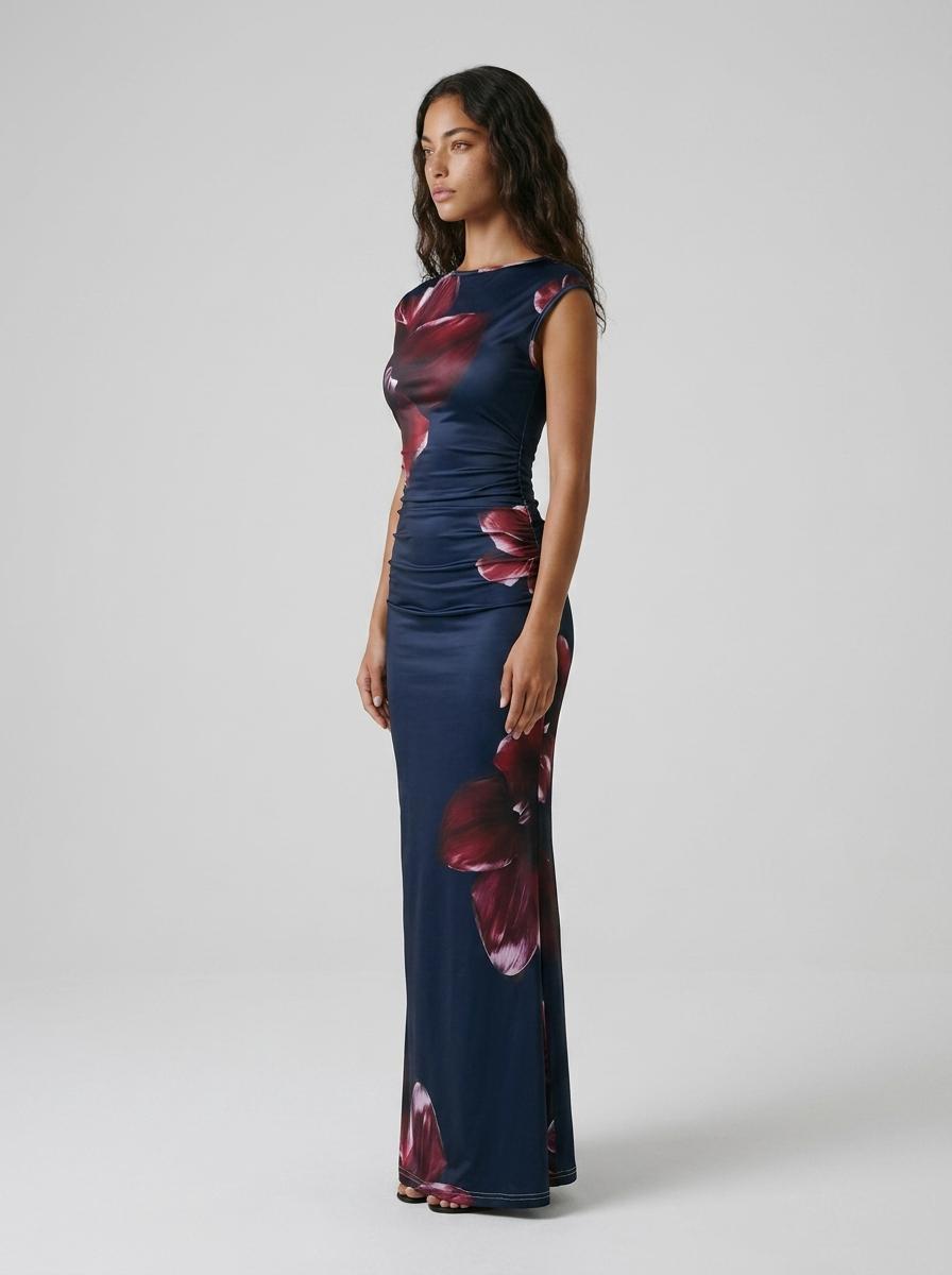 Midnight Bloom Gown
