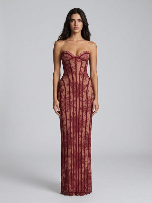 Lace Corset Gown